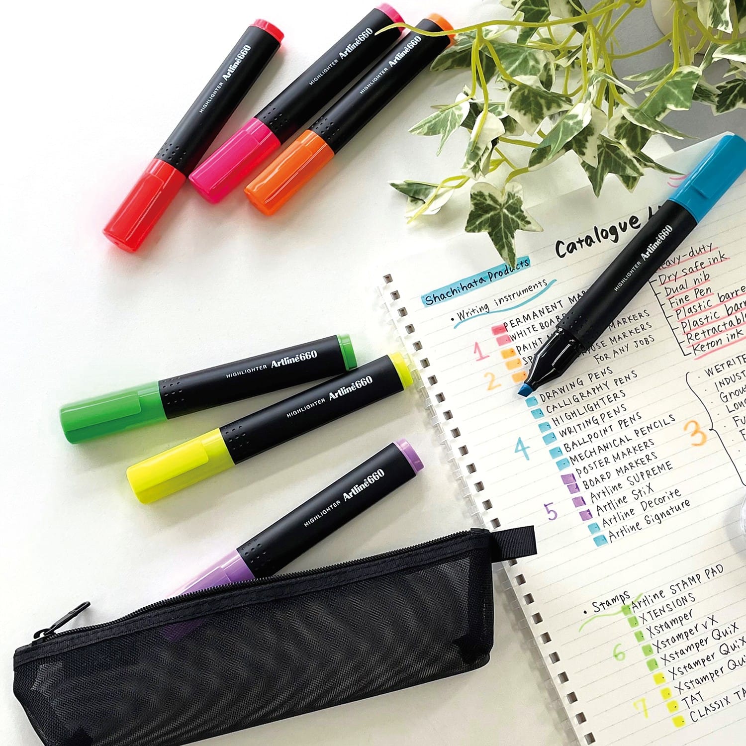 ปากกาไฮไลท์ ARTLINE EK-660 สีเหลือง_6
